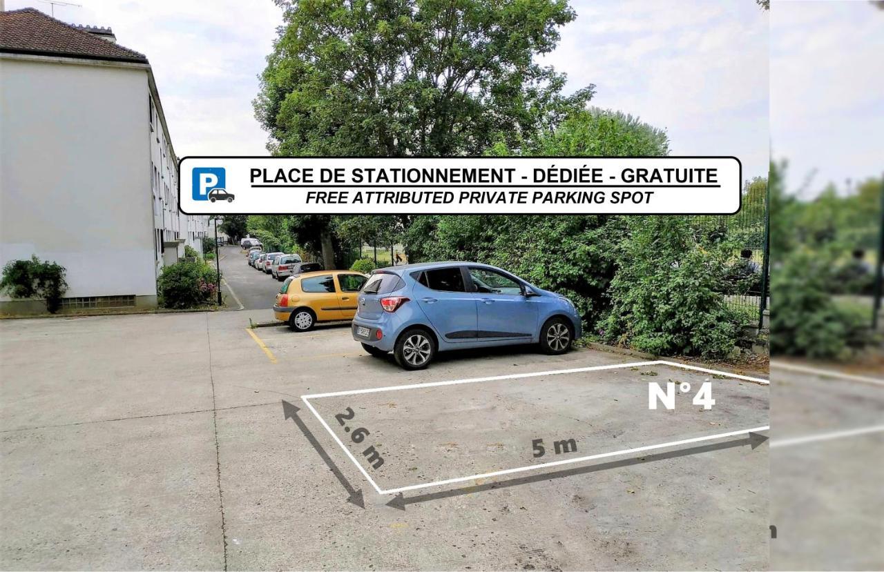 Room & Parking In Shared Appartment With Proprietor L 25 Mins From Paris Gare Du Nord, Cdg Airport & Stade De France Montmagny Экстерьер фото