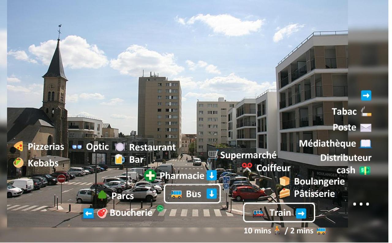 Room & Parking In Shared Appartment With Proprietor L 25 Mins From Paris Gare Du Nord, Cdg Airport & Stade De France Montmagny Экстерьер фото