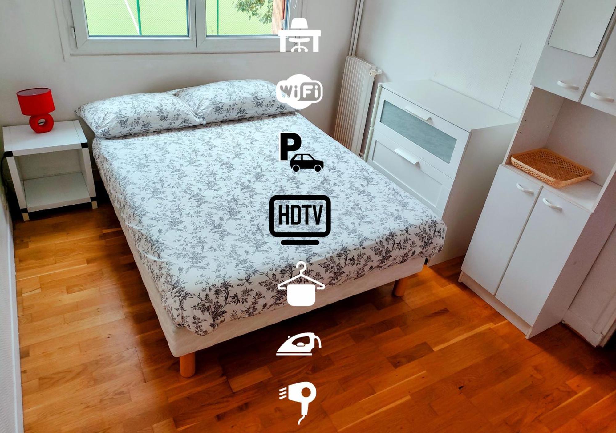 Room & Parking In Shared Appartment With Proprietor L 25 Mins From Paris Gare Du Nord, Cdg Airport & Stade De France Montmagny Экстерьер фото